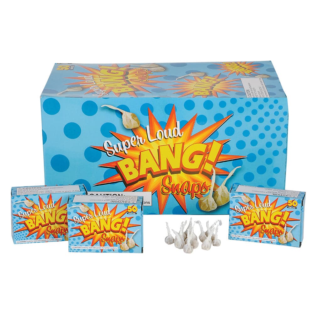 The Toy Network-Bang Snaps - 50 Super Loud Individual Pieces--Legacy Toys
